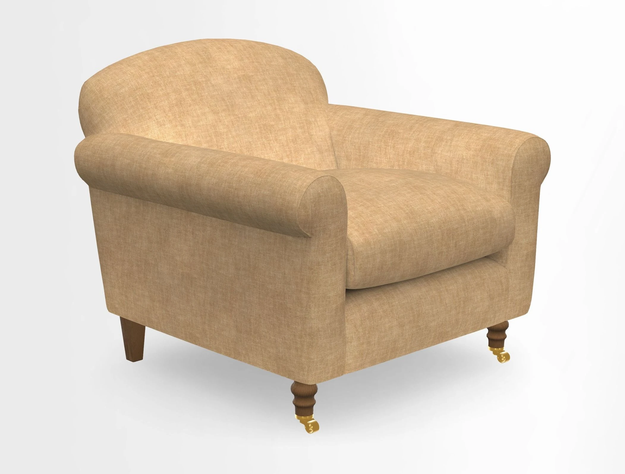 Walberswick Chair in Two Tone Plain Biscuit