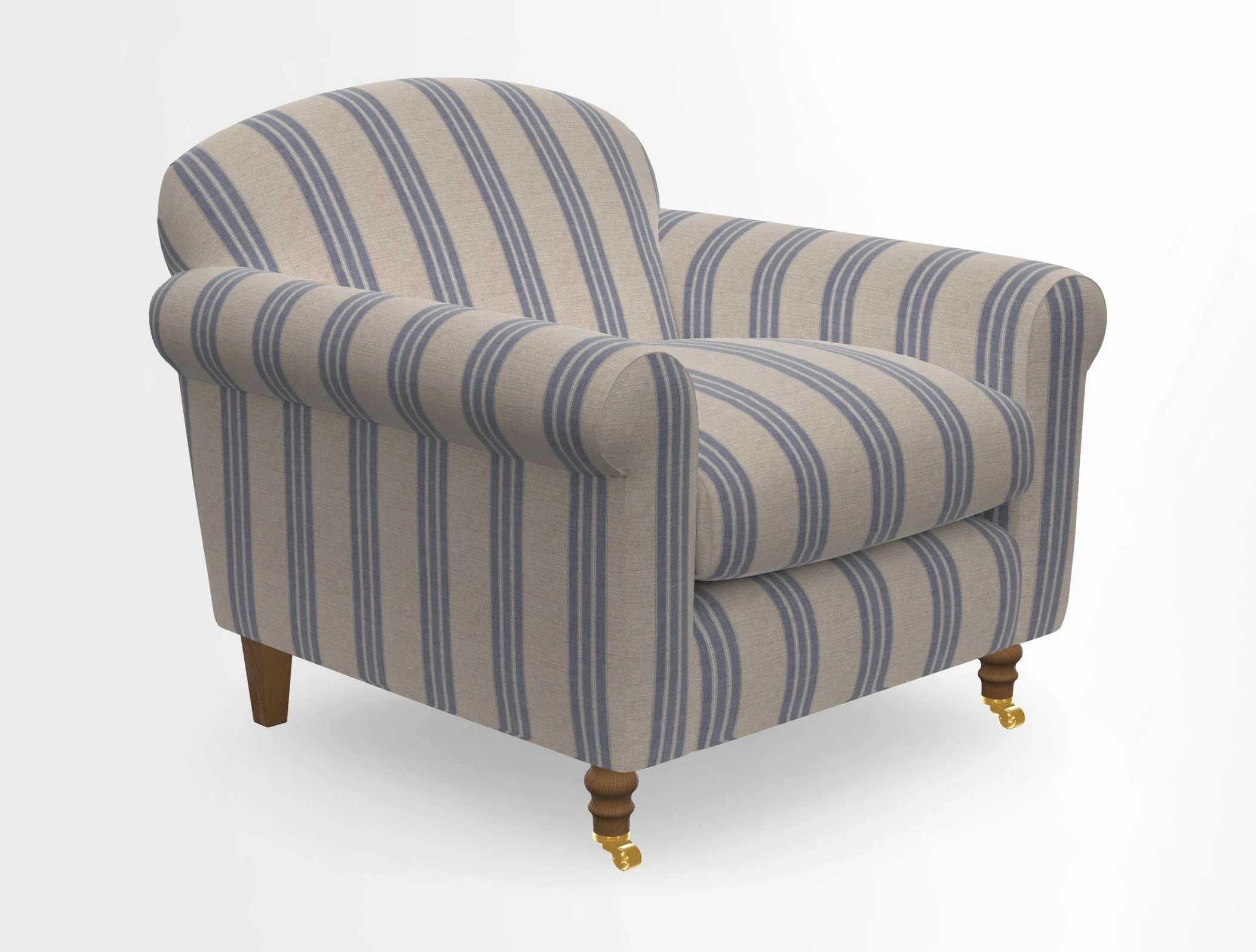 Walberswick Chair in Two Tone Plain Biscuit