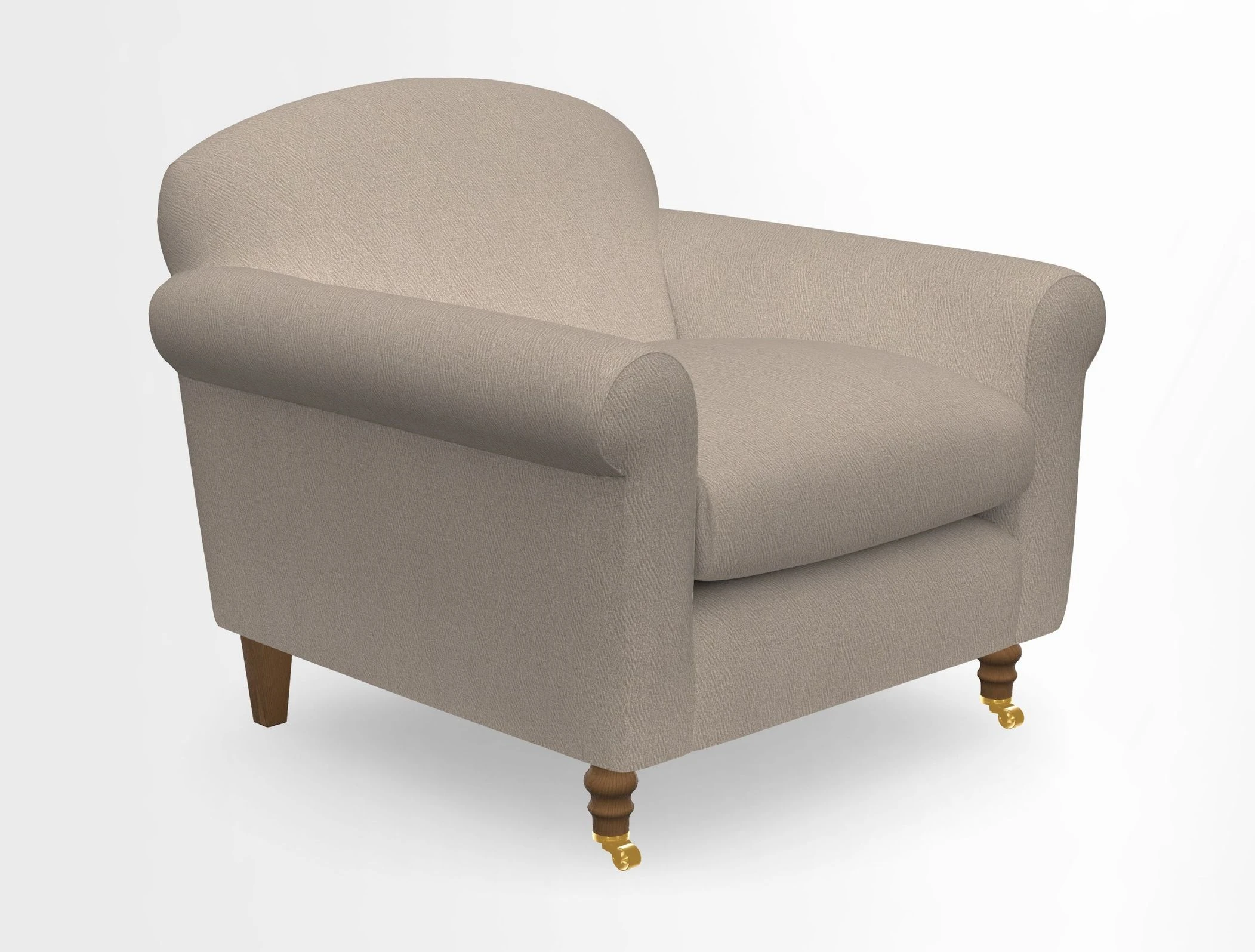 Walberswick Chair in Two Tone Plain Biscuit