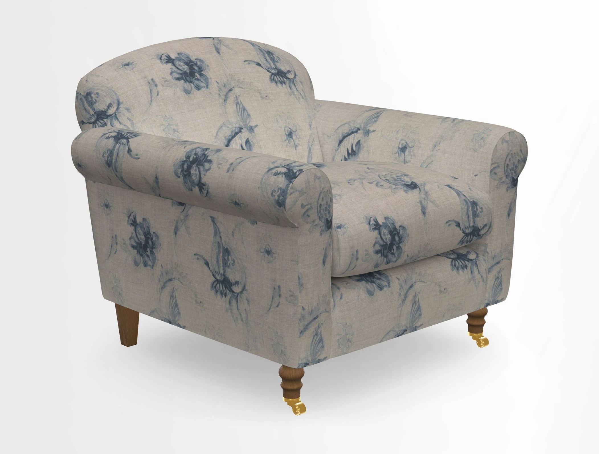 Walberswick Chair in Two Tone Plain Biscuit
