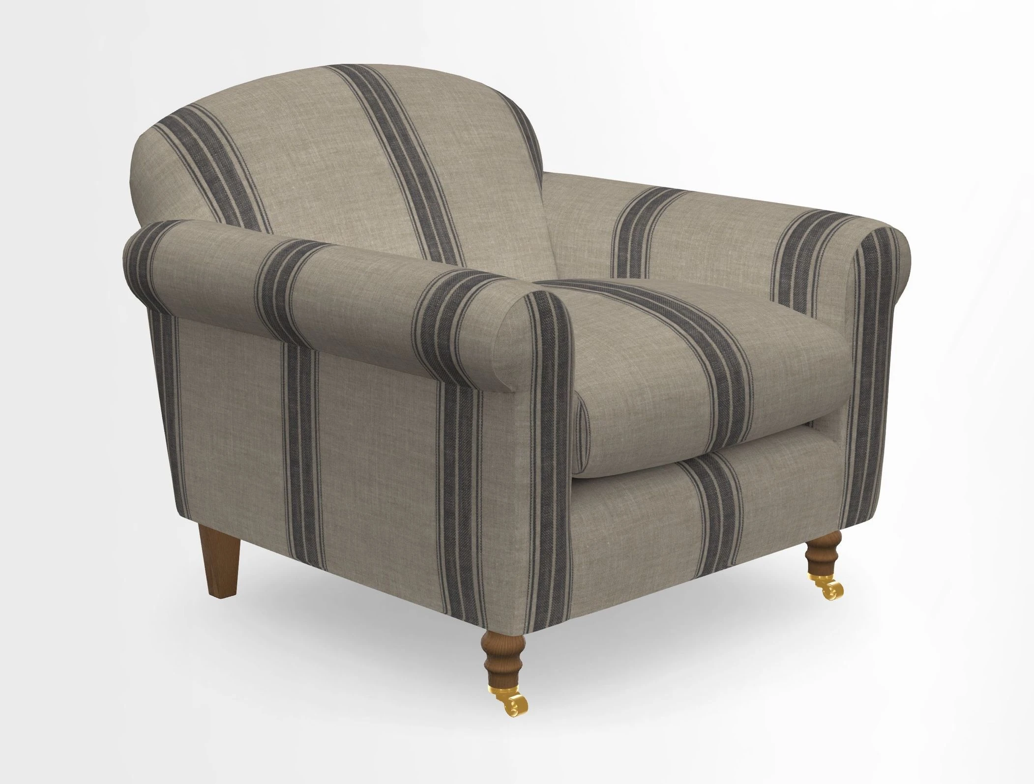 Walberswick Chair in Two Tone Plain Biscuit