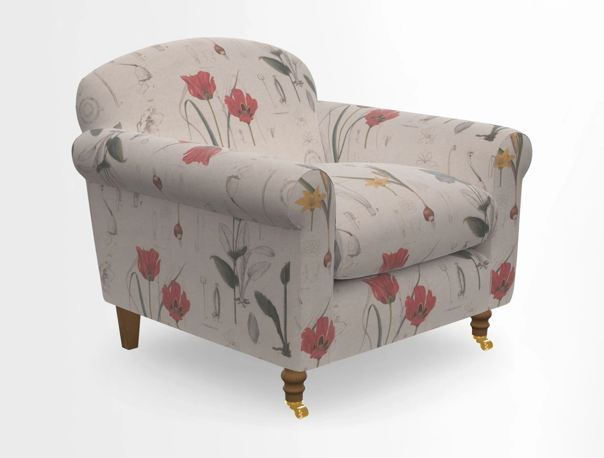 Walberswick Chair in Two Tone Plain Biscuit