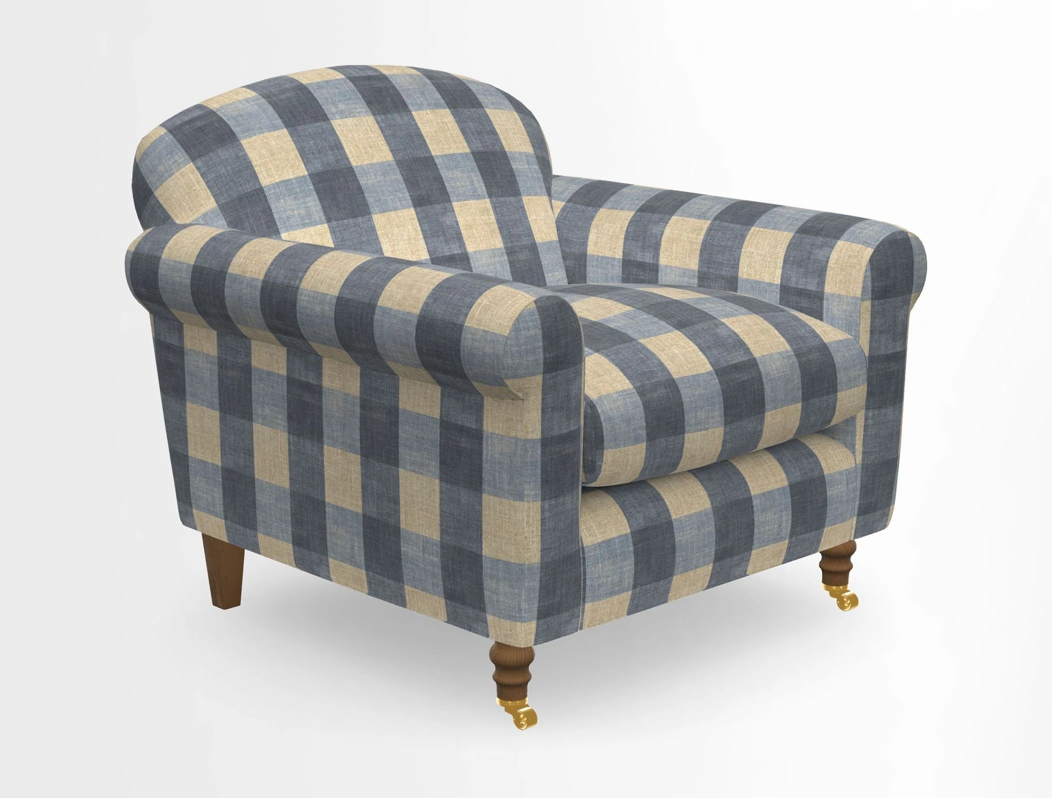 Walberswick Chair in Two Tone Plain Biscuit