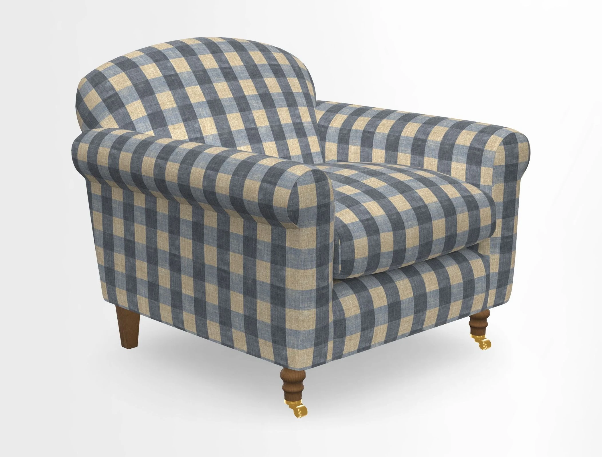 Walberswick Chair in Two Tone Plain Biscuit