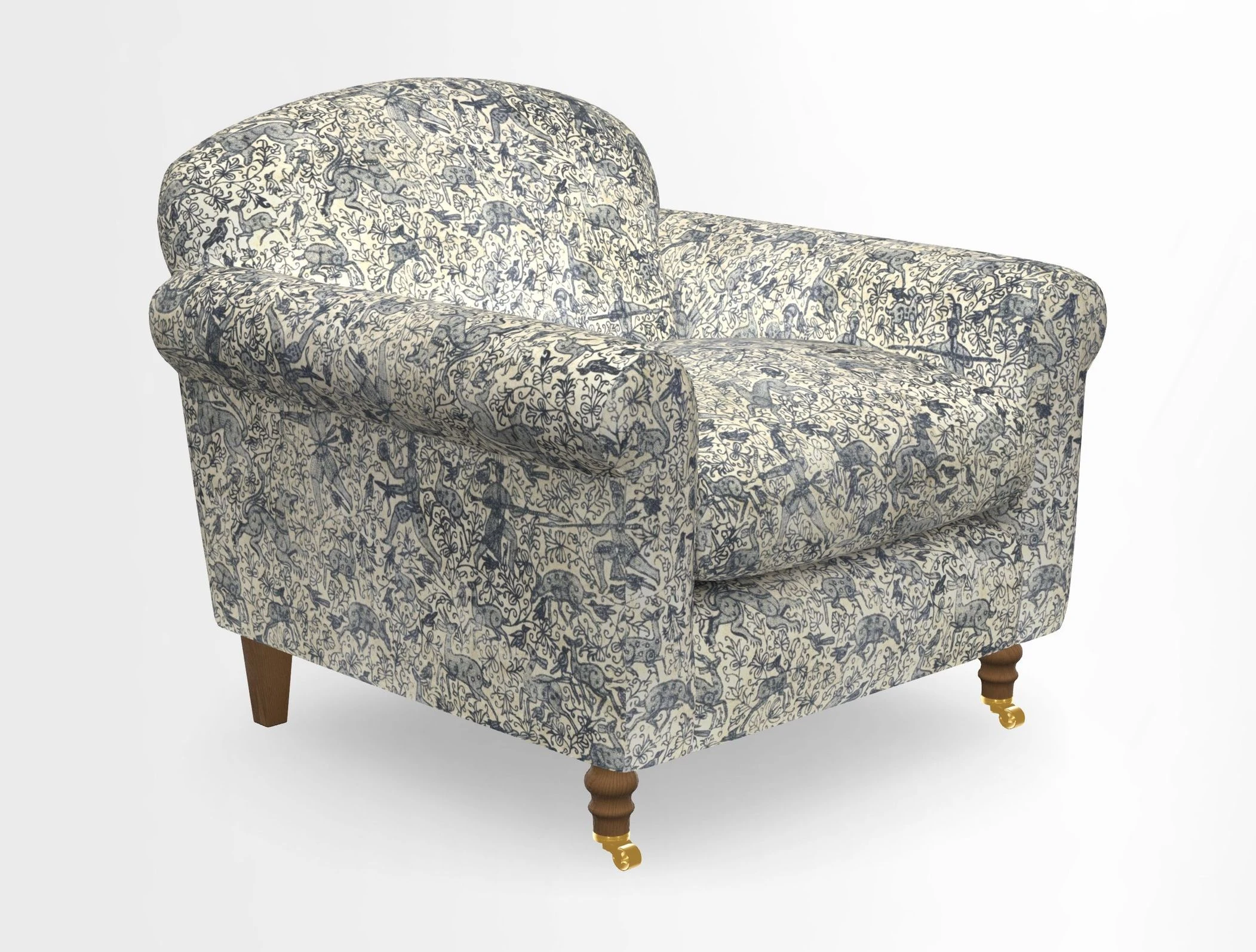 Walberswick Chair in Two Tone Plain Biscuit