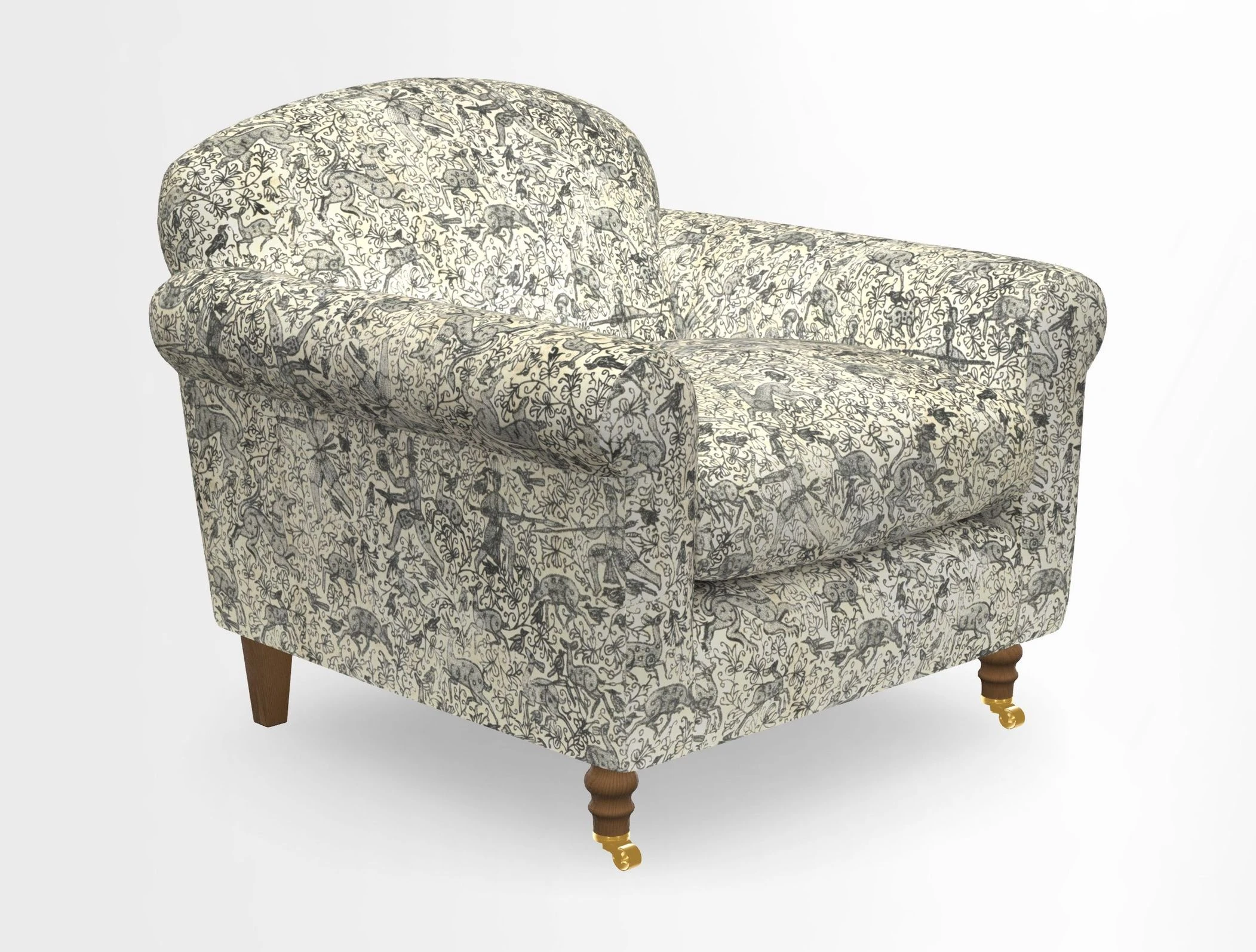 Walberswick Chair in Two Tone Plain Biscuit