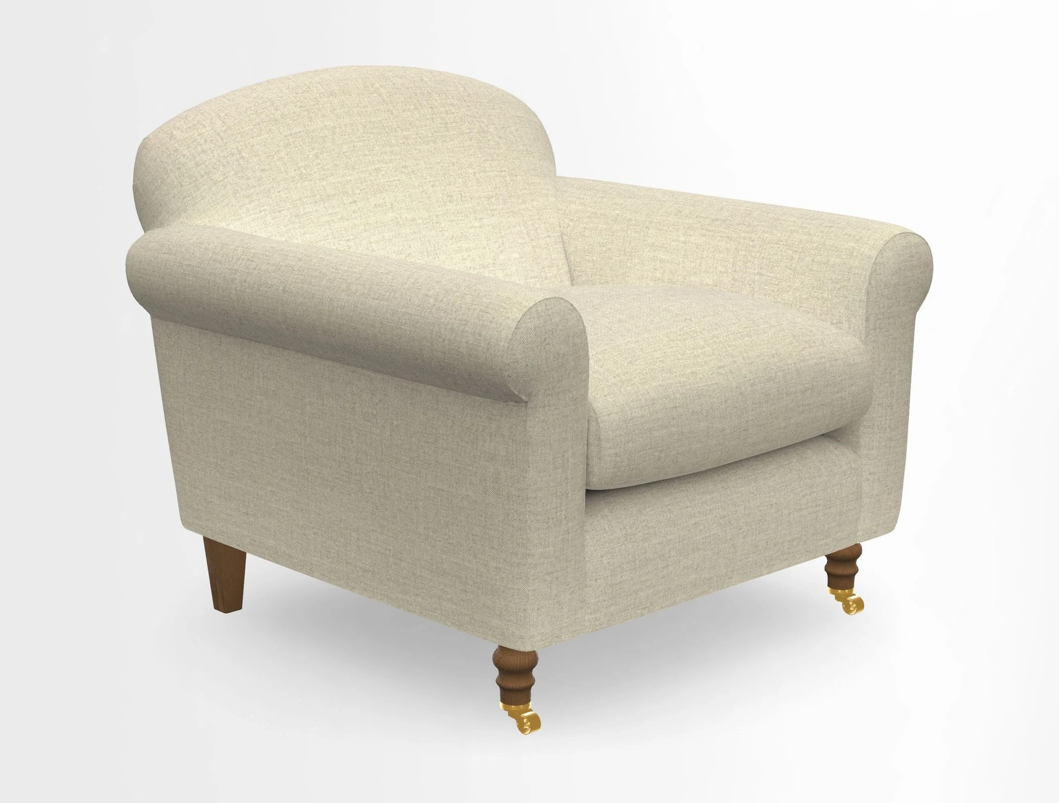Walberswick Chair in Two Tone Plain Biscuit