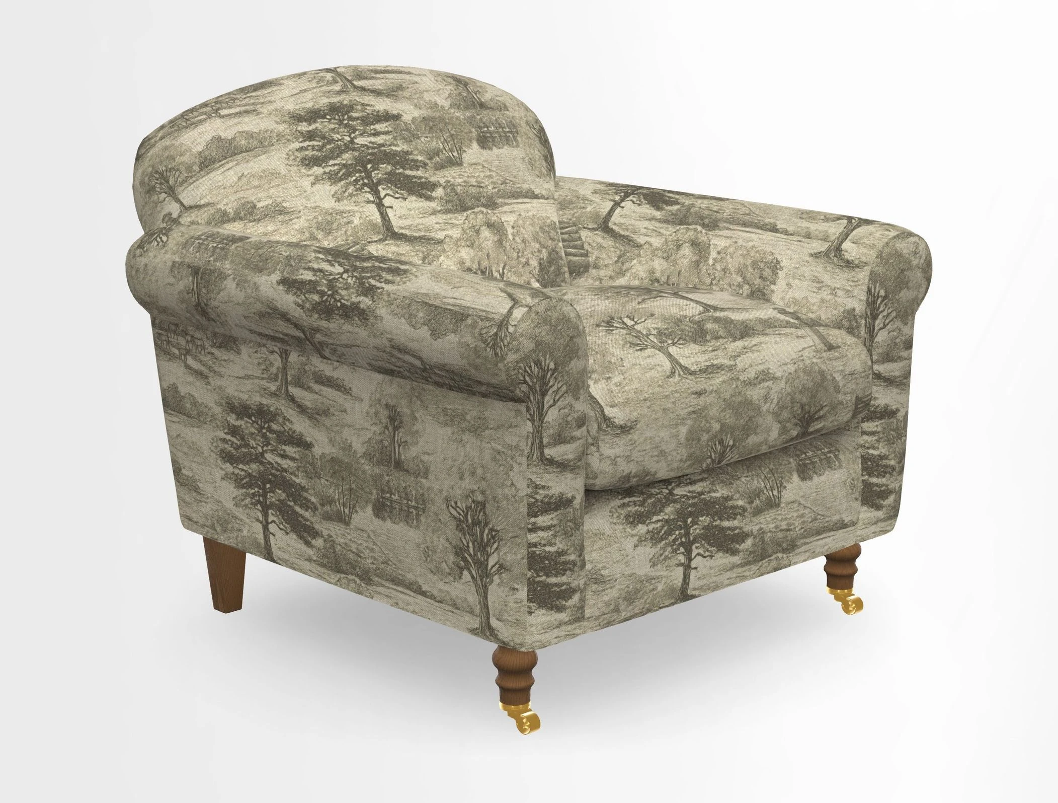 Walberswick Chair in Two Tone Plain Biscuit