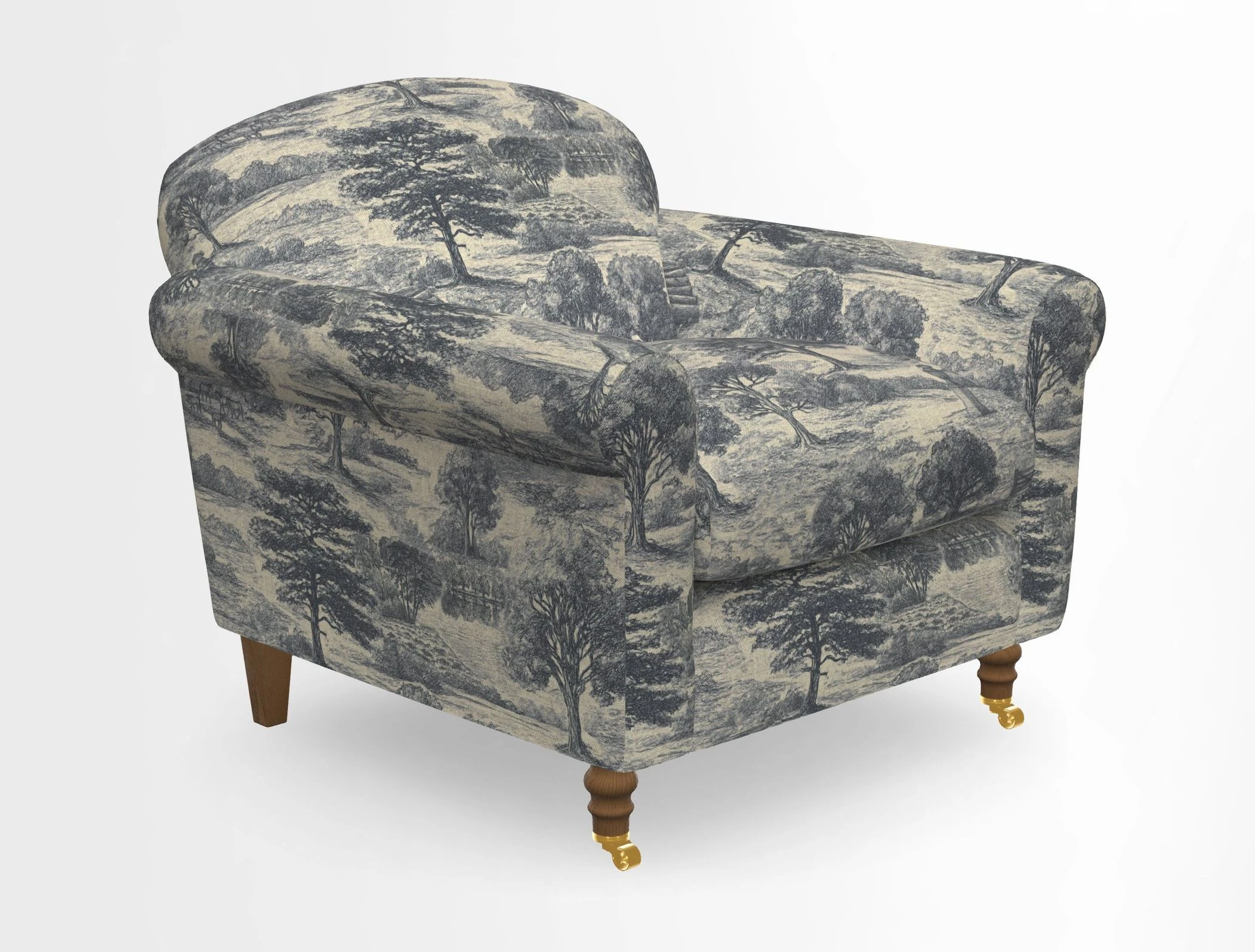 Walberswick Chair in Two Tone Plain Biscuit