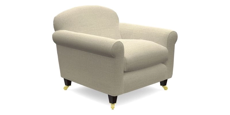 Walberswick Chair in Two Tone Plain Biscuit