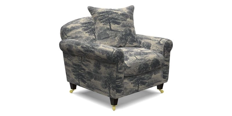 Walberswick Chair in Two Tone Plain Biscuit
