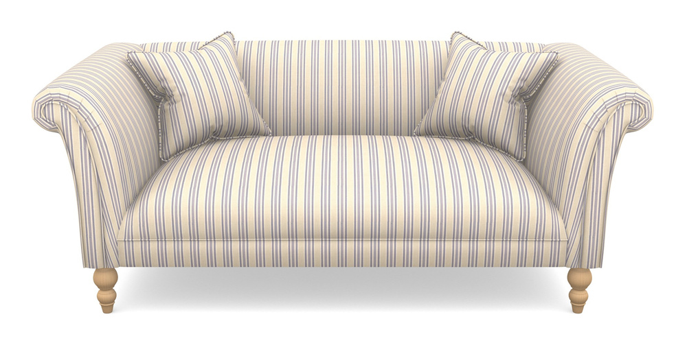 Product photograph of Woodbridge Bespoke 2 5 Seater Sofas In Cloth 22 - Racing Stripes Ayr - Blueberry from Sofas and Stuff Limited