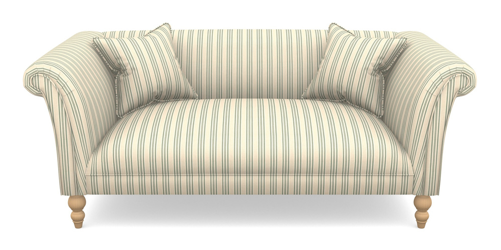 Product photograph of Woodbridge Bespoke 2 5 Seater Sofas In Cloth 22 - Racing Stripes Ayr - Mint from Sofas and Stuff Limited