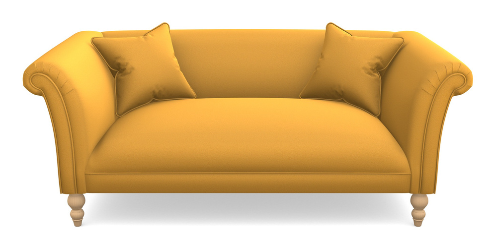 Product photograph of Woodbridge Bespoke 2 5 Seater Sofas In Clever Glossy Velvet - Fool S Gold from Sofas and Stuff Limited