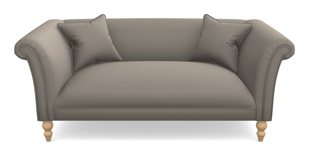 Product photograph of Woodbridge Bespoke 2 5 Seater Sofas In Clever Glossy Velvet - Mole from Sofas and Stuff Limited