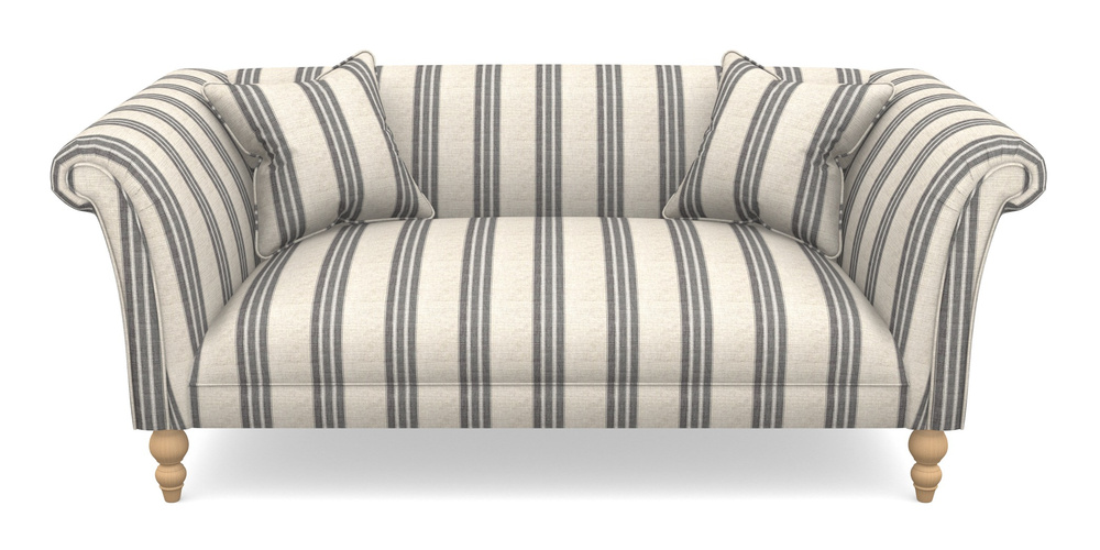 Product photograph of Woodbridge Bespoke 2 5 Seater Sofas In Cloth 18 Stripe Bengal - Cloth 18 Stripe Bengal Bible Black from Sofas and Stuff Limited