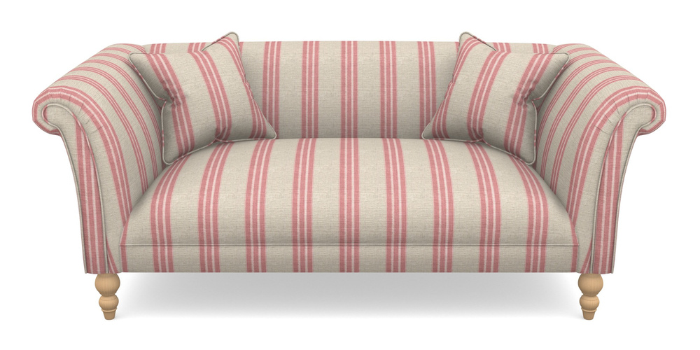 Product photograph of Woodbridge Bespoke 2 5 Seater Sofas In Cloth 18 Stripe Bengal - Cloth 18 Stripe Bengal Cranberry from Sofas and Stuff Limited