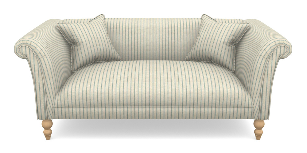 Product photograph of Woodbridge Bespoke 2 5 Seater Sofas In Cloth 18 Stripe Ticking - Cloth 18 Stripe Ticking Basil from Sofas and Stuff Limited