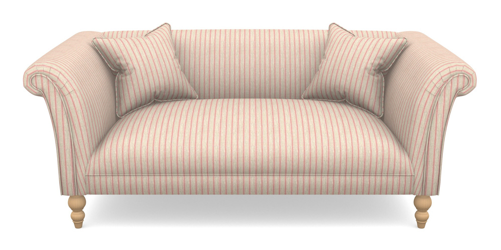 Product photograph of Woodbridge Bespoke 2 5 Seater Sofas In Cloth 18 Stripe Ticking - Cloth 18 Stripe Ticking Cranberry from Sofas and Stuff Limited