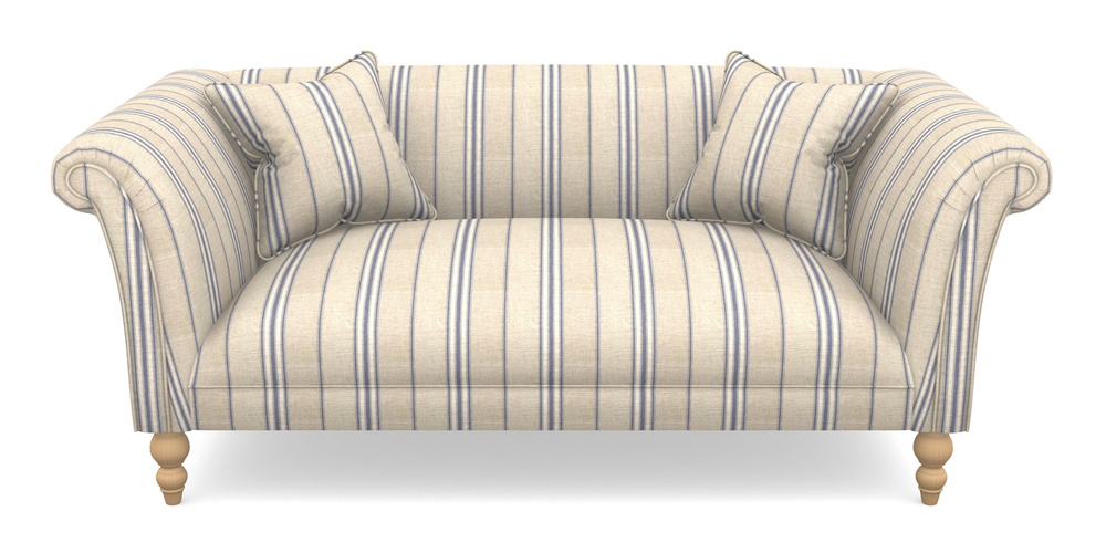 Product photograph of Woodbridge Bespoke 2 5 Seater Sofas In Cloth 18 Stripe Regimental - Cloth 18 Stripe Regimental Indigo from Sofas and Stuff Limited