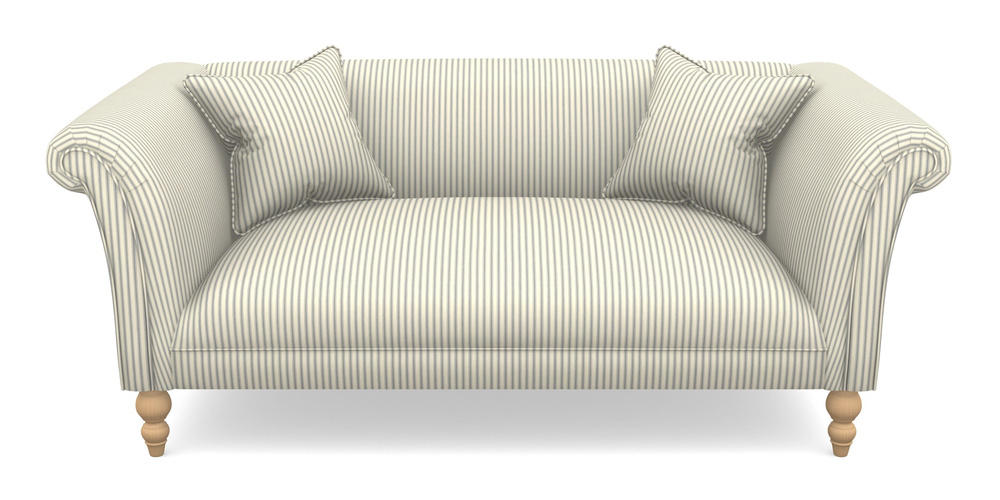 Product photograph of Woodbridge Bespoke 2 5 Seater Sofas In Cotton Stripe - Airforce from Sofas and Stuff Limited