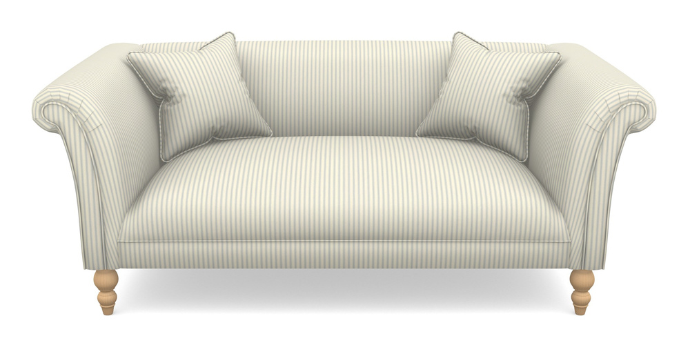 Product photograph of Woodbridge Bespoke 2 5 Seater Sofas In Cotton Stripe - Sky from Sofas and Stuff Limited