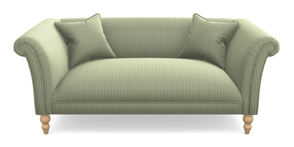 Product photograph of Woodbridge Bespoke 2 5 Seater Sofas In Cloth 21 - Simple Stripe - Forest from Sofas and Stuff Limited