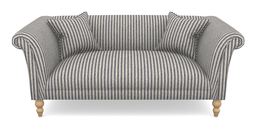 Product photograph of Woodbridge Bespoke 2 5 Seater Sofas In Cloth 22 - Pinstripe - Deep Water from Sofas and Stuff Limited