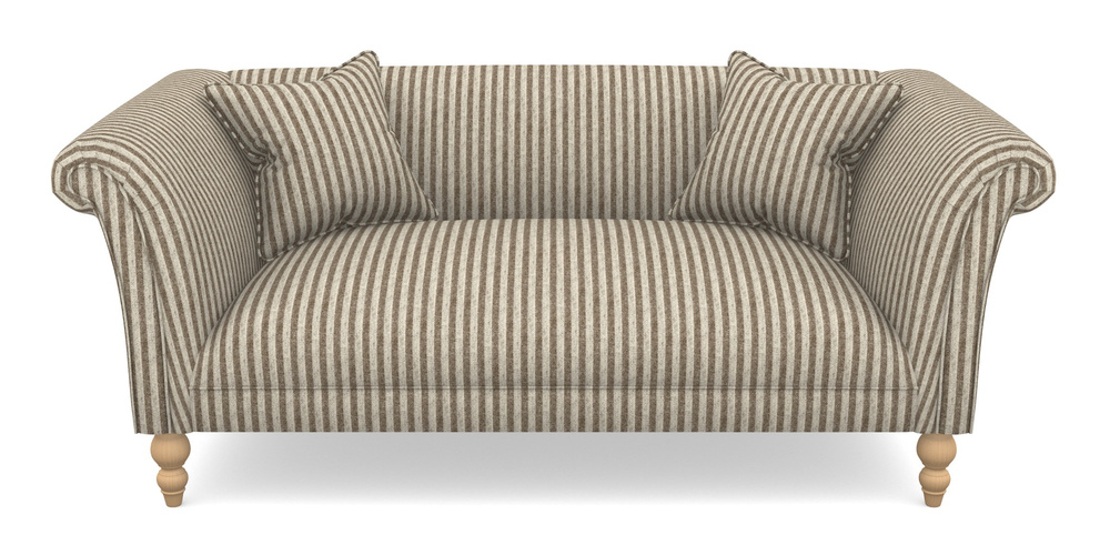 Product photograph of Woodbridge Bespoke 2 5 Seater Sofas In Cloth 22 - Pinstripe - Peat from Sofas and Stuff Limited