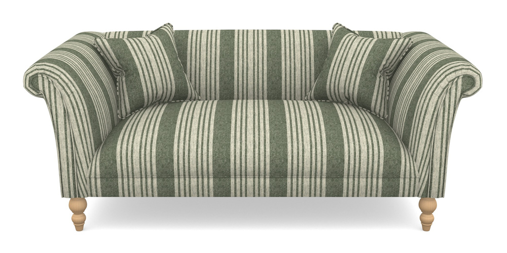 Product photograph of Woodbridge Bespoke 2 5 Seater Sofas In Cloth 22 - Bayadere - Courgette from Sofas and Stuff Limited