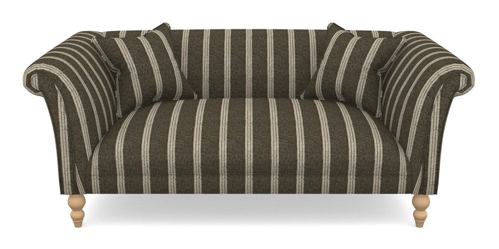 Product photograph of Woodbridge Bespoke 2 5 Seater Sofas In Cloth 20 - Design 2 - Olive Stripe from Sofas and Stuff Limited