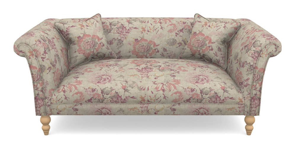 Product photograph of Woodbridge Bespoke 2 5 Seater Sofas In Floral Linen - Faith Antique Sangria from Sofas and Stuff Limited