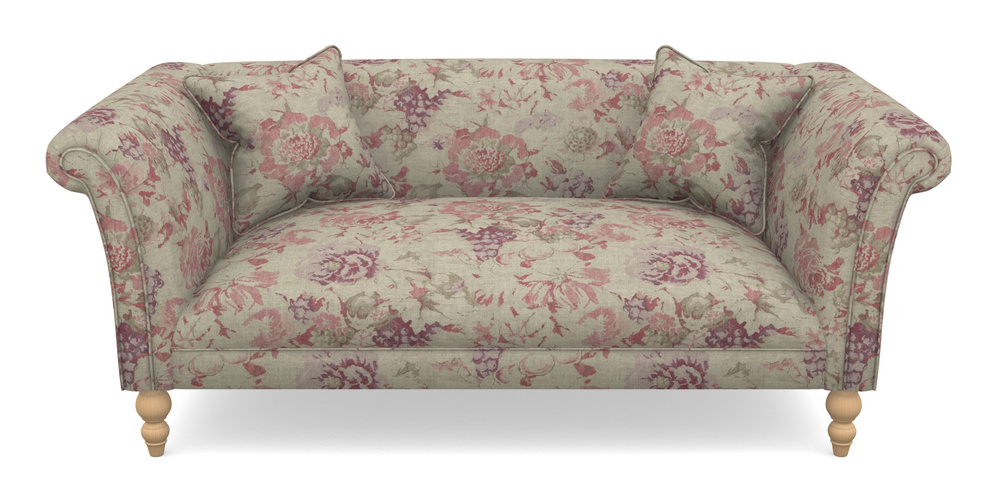 Product photograph of Woodbridge Bespoke 2 5 Seater Sofas In Floral Linen - Faith Rose Quartz from Sofas and Stuff Limited