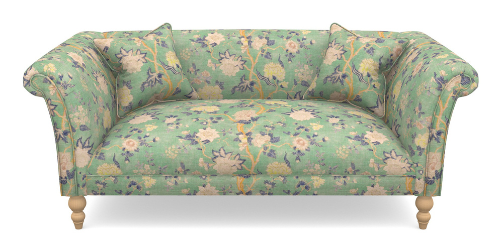 Product photograph of Woodbridge Bespoke 2 5 Seater Sofas In Floral Linen - Even So Verde from Sofas and Stuff Limited