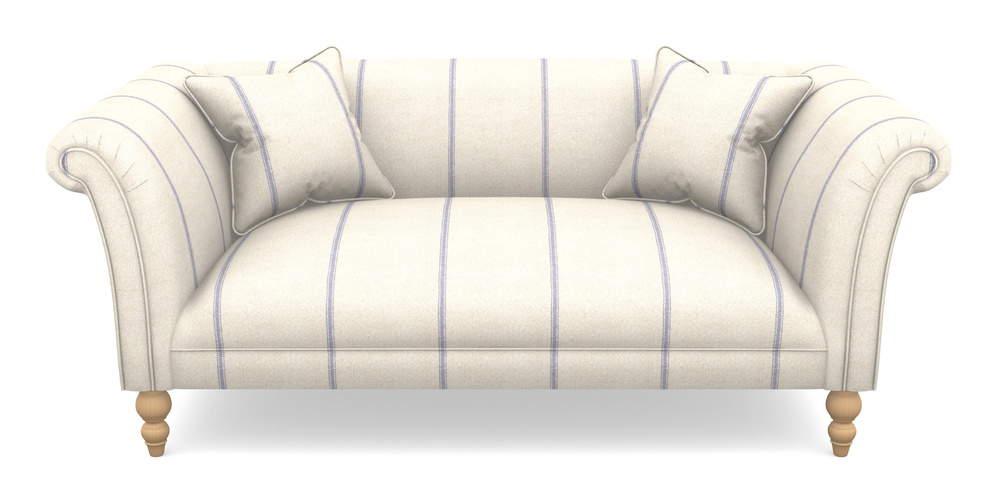 Product photograph of Woodbridge Bespoke 2 5 Seater Sofas In Grain Sack Stripe - Blue from Sofas and Stuff Limited