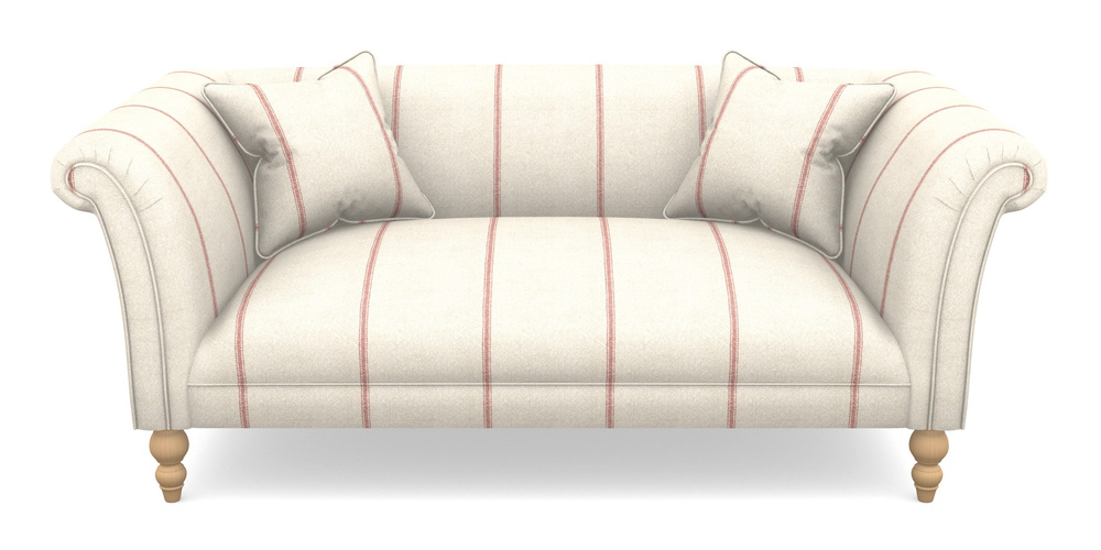 Product photograph of Woodbridge Bespoke 2 5 Seater Sofas In Grain Sack Stripe - Red from Sofas and Stuff Limited