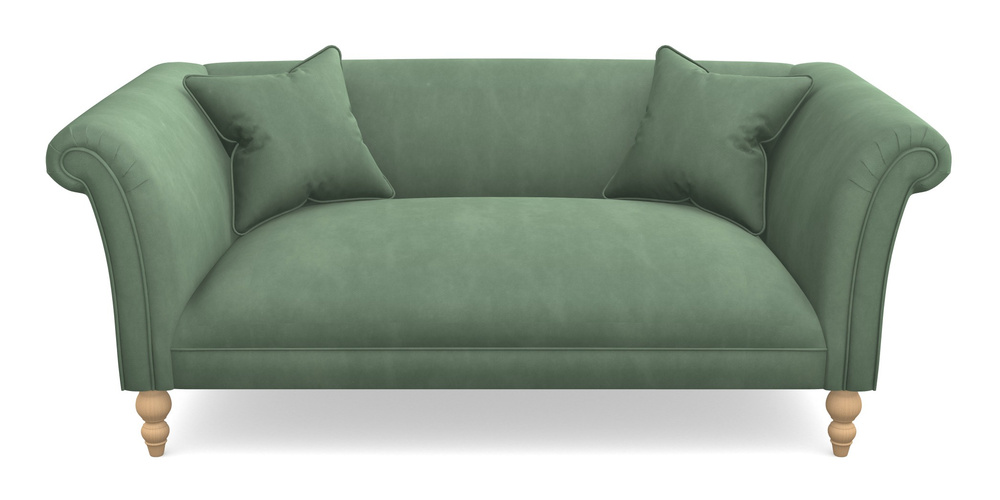 Product photograph of Woodbridge Bespoke 2 5 Seater Sofas In House Clever Velvet - Celadon from Sofas and Stuff Limited