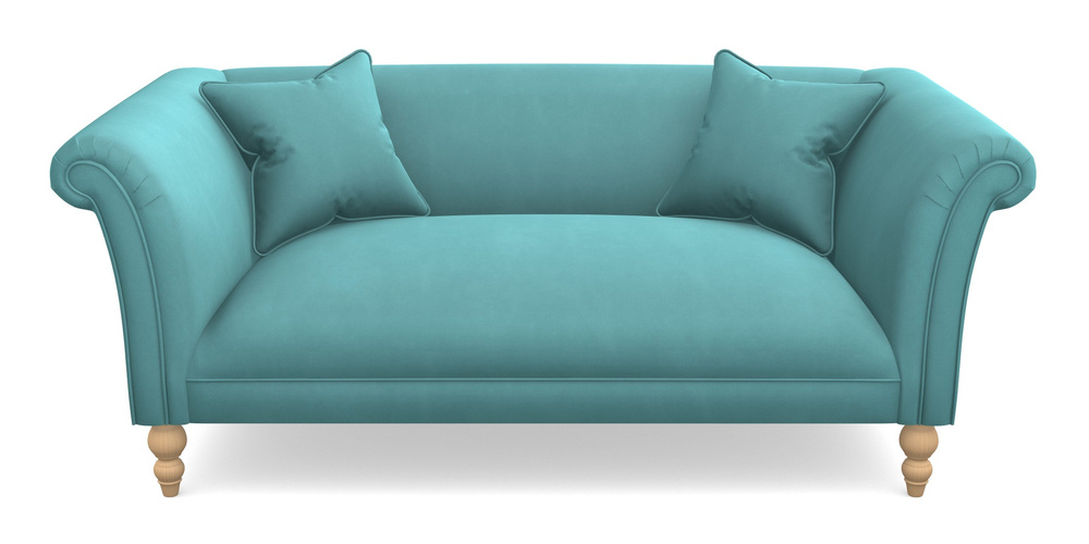 Product photograph of Woodbridge Bespoke 2 5 Seater Sofas In House Clever Velvet - Duck Egg from Sofas and Stuff Limited