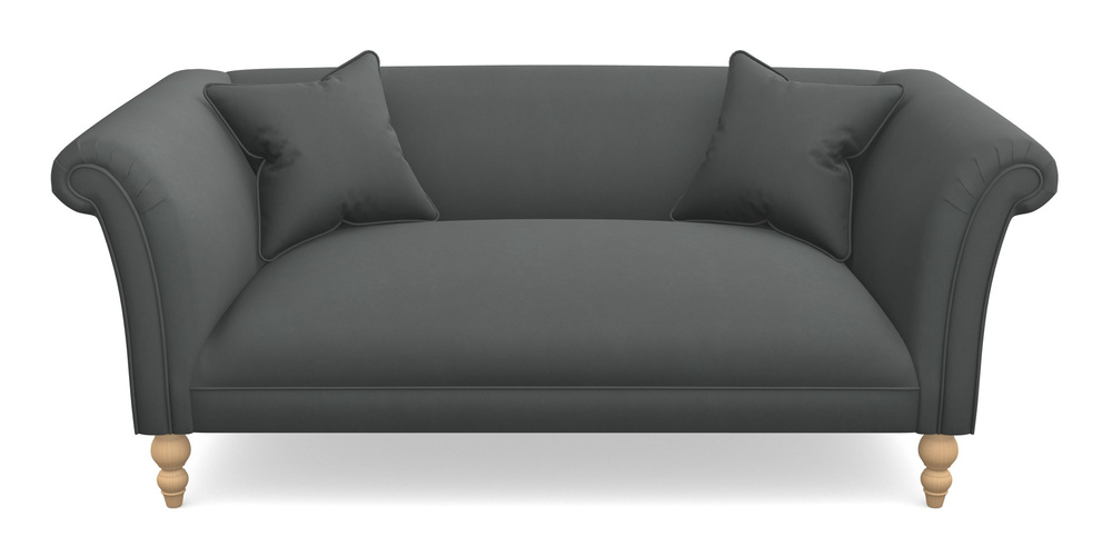 Product photograph of Woodbridge Bespoke 2 5 Seater Sofas In House Clever Velvet - Slate from Sofas and Stuff Limited