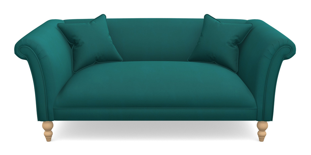 Product photograph of Woodbridge Bespoke 2 5 Seater Sofas In House Clever Velvet - Teal from Sofas and Stuff Limited