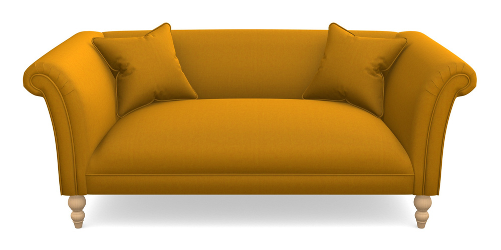 Product photograph of Woodbridge Bespoke 2 5 Seater Sofas In House Velvet - Saffron from Sofas and Stuff Limited