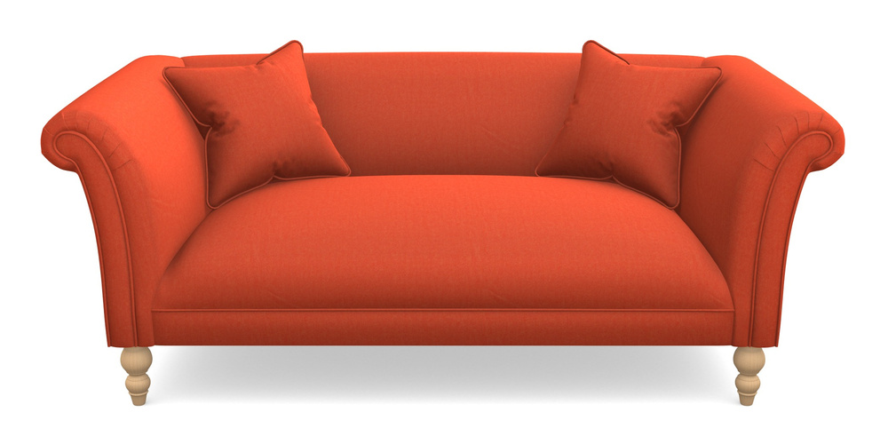 Product photograph of Woodbridge Bespoke 2 5 Seater Sofas In House Velvet - Terracotta from Sofas and Stuff Limited