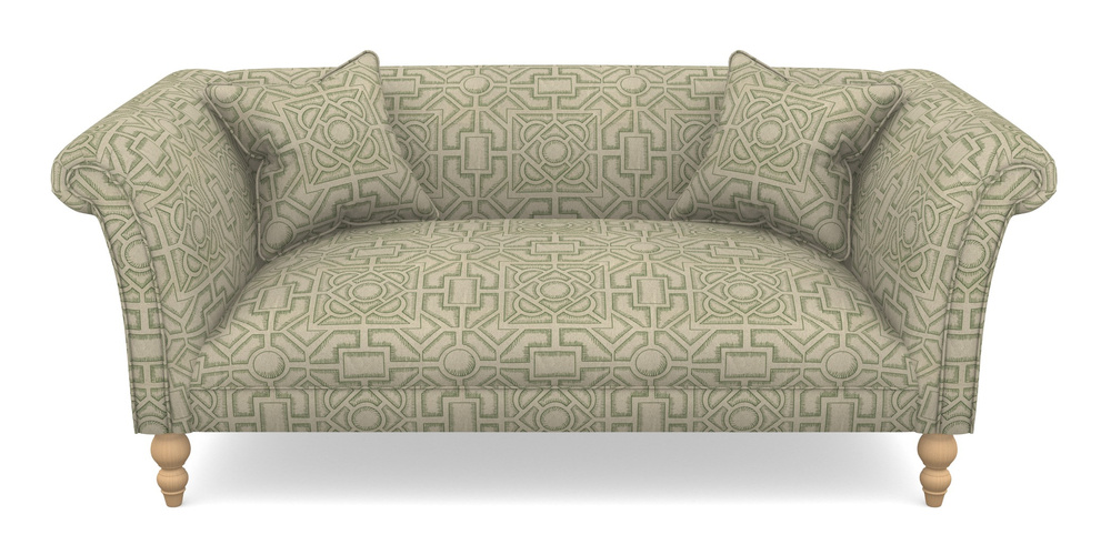 Product photograph of Woodbridge Bespoke 2 5 Seater Sofas In Rhs Collection - Large Knot Garden Linen - Green from Sofas and Stuff Limited