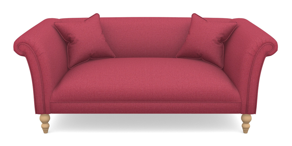 Product photograph of Woodbridge Bespoke 2 5 Seater Sofas In Plain Linen Cotton - Raspberry Jam from Sofas and Stuff Limited