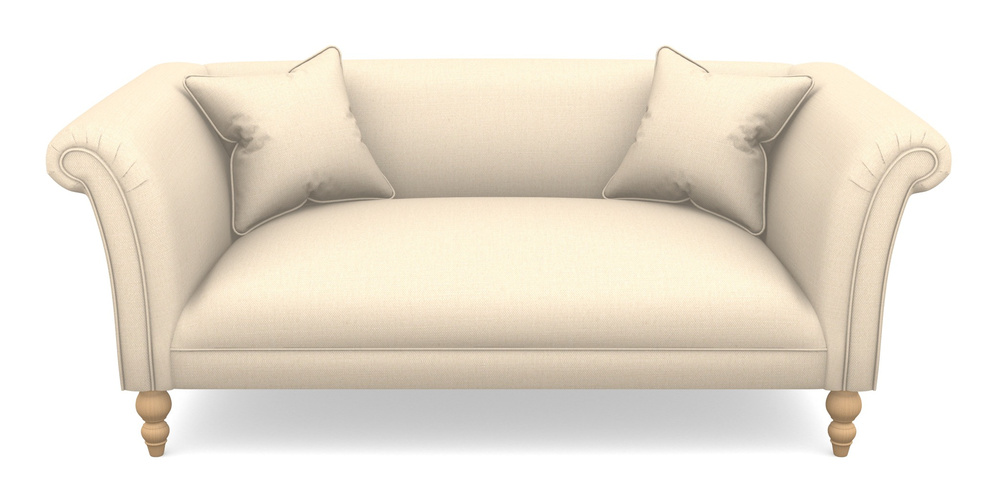 Product photograph of Woodbridge Bespoke 2 5 Seater Sofas In Plain Linen Cotton - Rice Pudding from Sofas and Stuff Limited