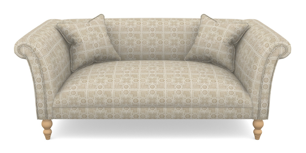 Product photograph of Woodbridge Bespoke 2 5 Seater Sofas In Rhs Collection - Small Knot Garden Cotton Weave - Gold from Sofas and Stuff Limited