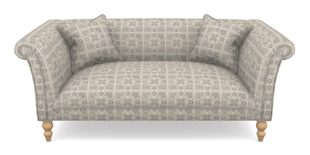 Product photograph of Woodbridge Bespoke 2 5 Seater Sofas In Rhs Collection - Small Knot Garden Cotton Weave - Grey from Sofas and Stuff Limited