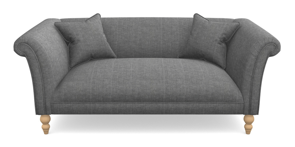 Product photograph of Woodbridge Bespoke 2 5 Seater Sofas In Super Soft Velvet - Steel from Sofas and Stuff Limited