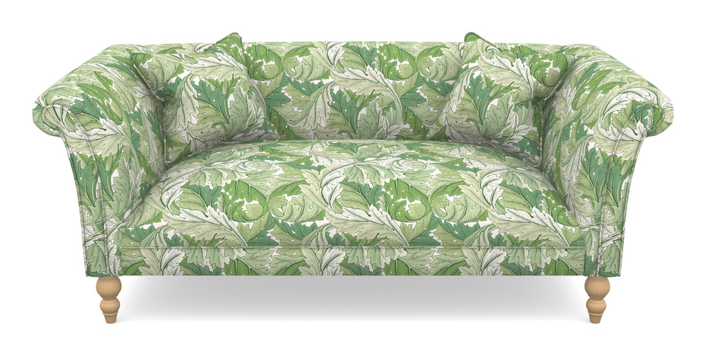 Product photograph of Woodbridge Bespoke 2 5 Seater Sofas In William Morris Collection - Acanthus - Leaf Green from Sofas and Stuff Limited