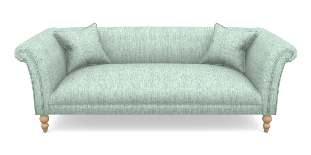 Product photograph of Woodbridge Bespoke 3 Seater Sofas In Aqua Clean Tenby - Duck Egg from Sofas and Stuff Limited